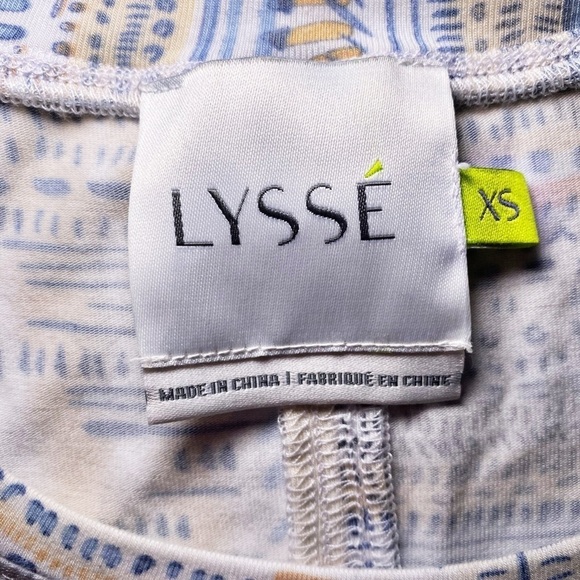 Lysse Soft Modal Blend Mixed Media Fabric Short Sleeve Top - Picture 7 of 14